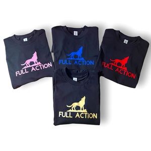 Wolf T-Shirts . Powered by Full Action